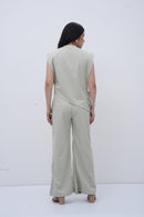 The Side-Tie Power Sage Green Bottom