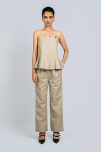 Linen off shoulder top