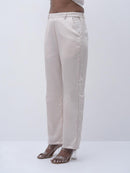 Light Beige Straight fit Pant