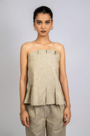 Linen off shoulder top