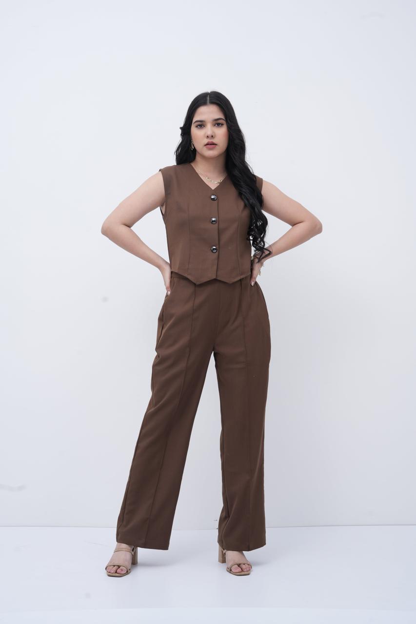 Structured waistcoat Top