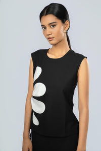 White Power Petal Top