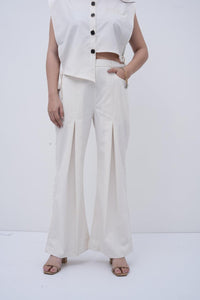 The Side-Tie Power White Bottom