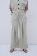 The Side-Tie Power Sage Green Bottom