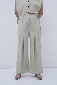 The Side-Tie Power Sage Green Bottom