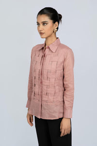 Linen Grid Shirt