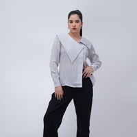 Oversized Collar Shirt