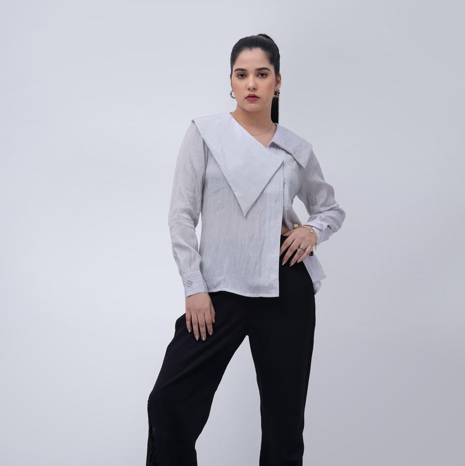 Oversized Collar Shirt