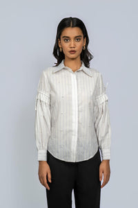 Ivory pearl shirt