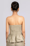 Linen off shoulder top