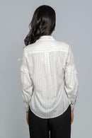 Ivory pearl shirt