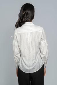 Ivory pearl shirt