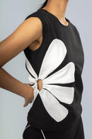 White Power Petal Top
