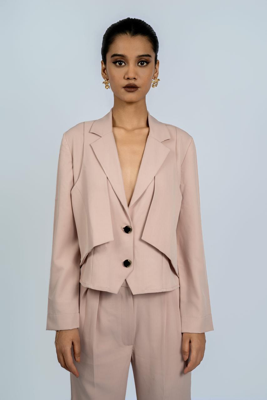 Blush Power Blazer