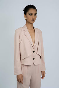 Blush Power Blazer