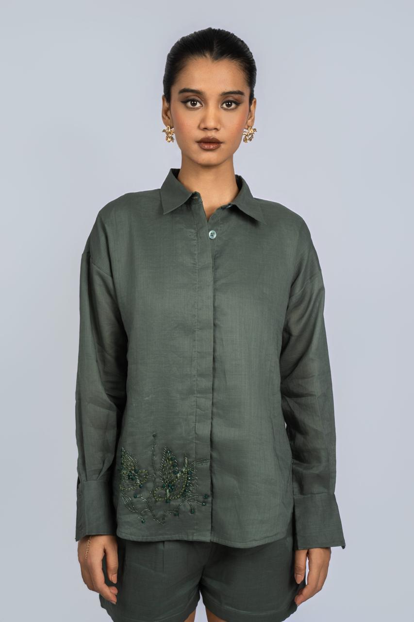 Bird Eye Linen Shirt