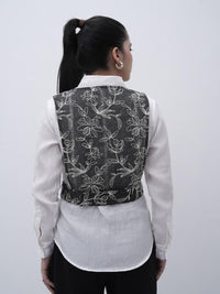 Noir Bloom Waistcoat