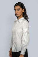 Ivory pearl shirt