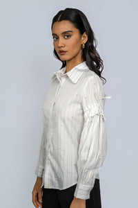 Ivory pearl shirt