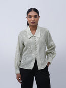 Floral Dream Pastel Green Shirt