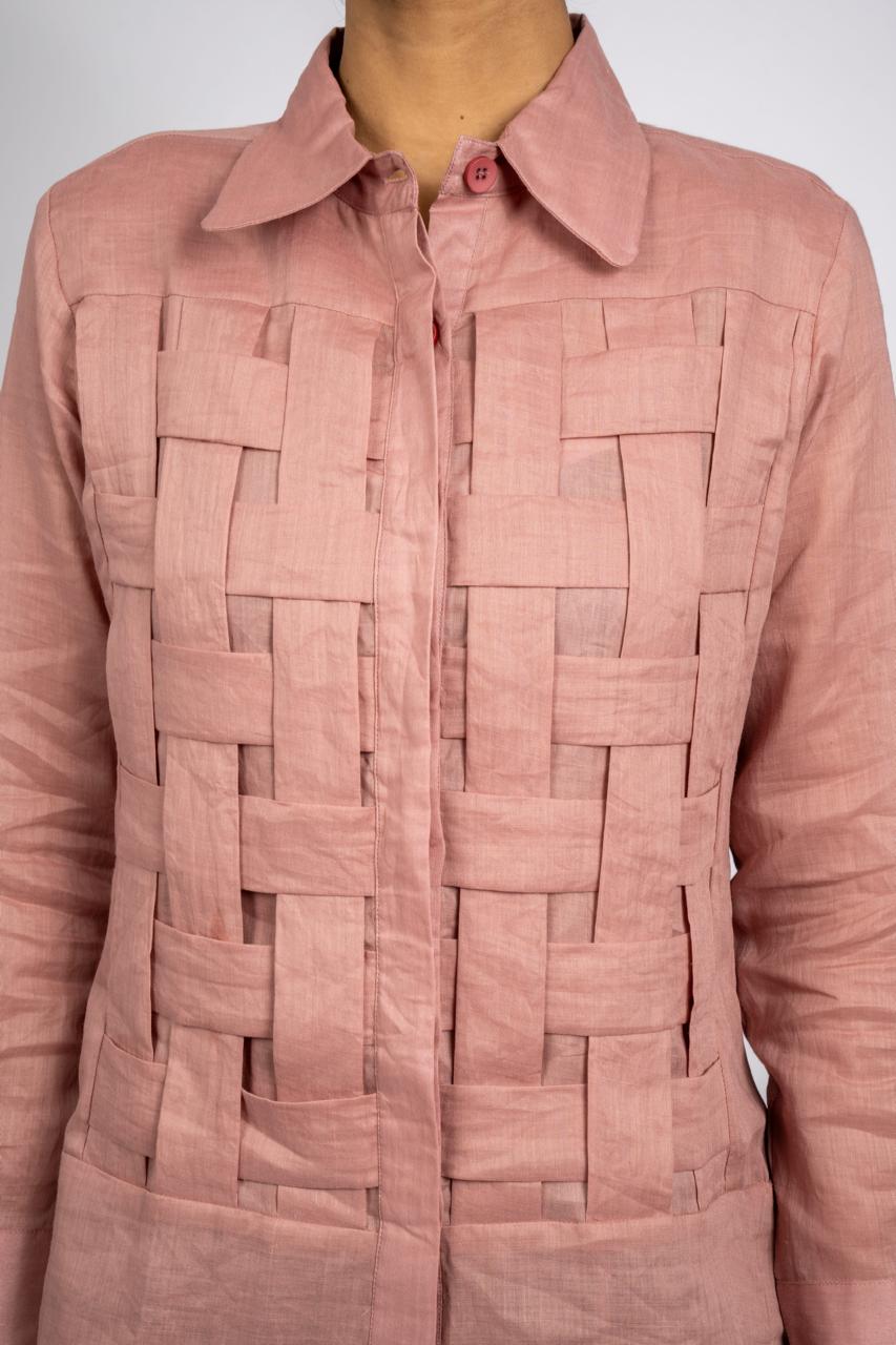 Linen Grid Shirt