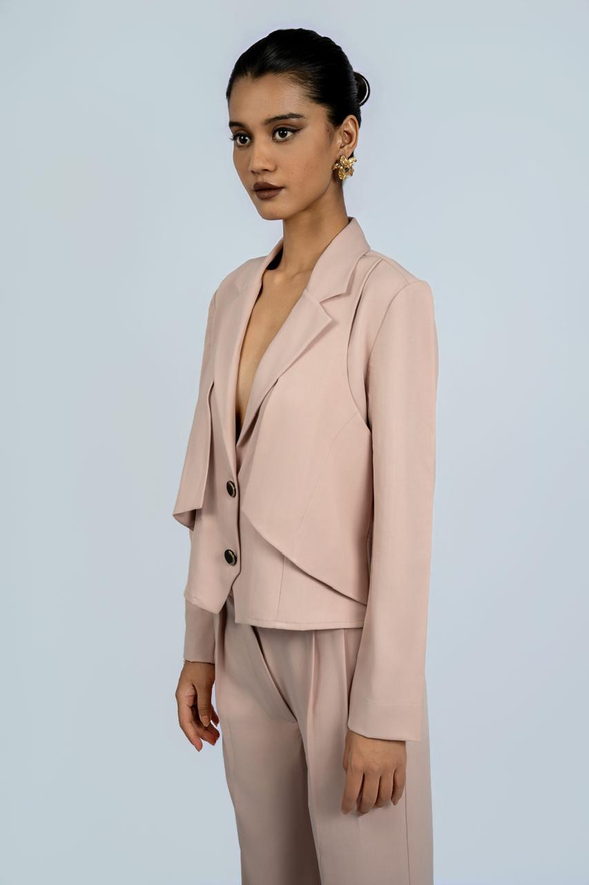 Blush Power Blazer