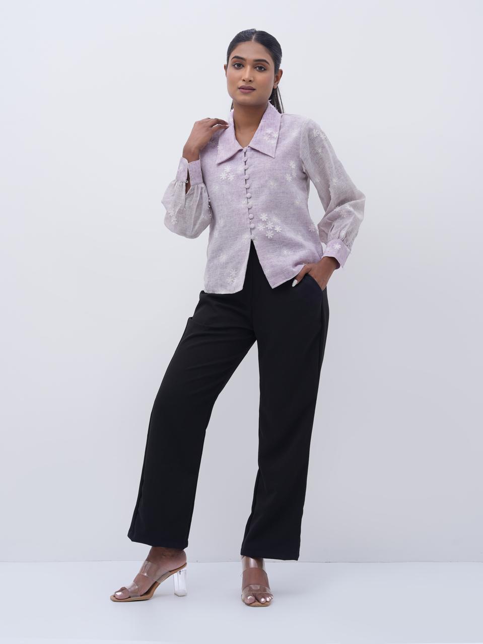 Floral Dream Soft Lilac Shirt