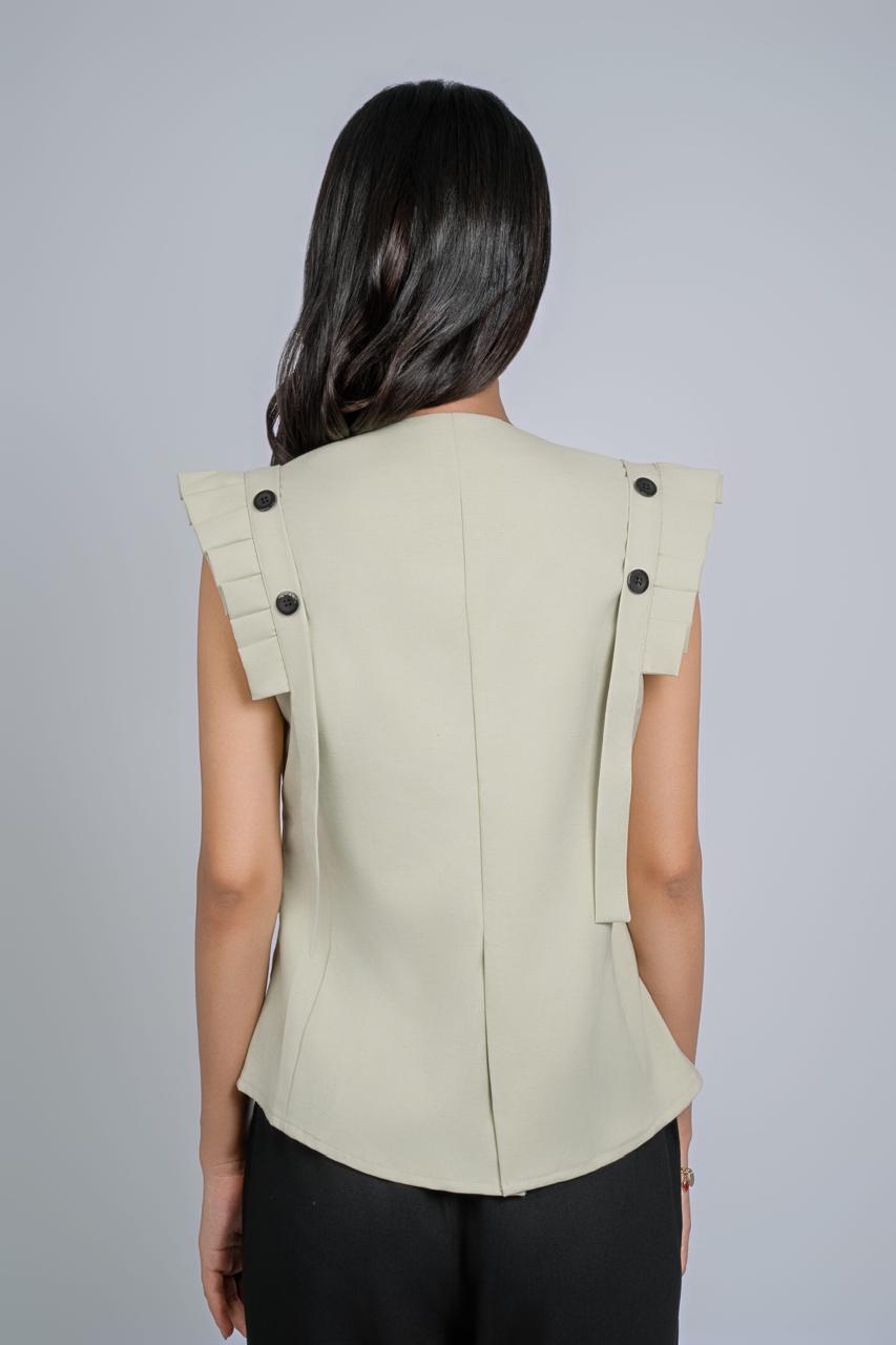 Sage Statement Waistcoat