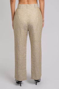 Linen Straight Fit Pants
