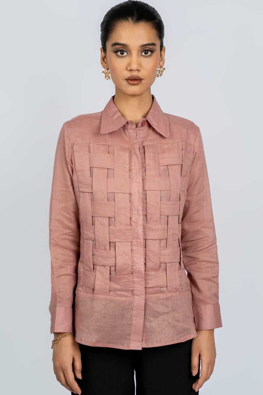 Linen Grid Shirt